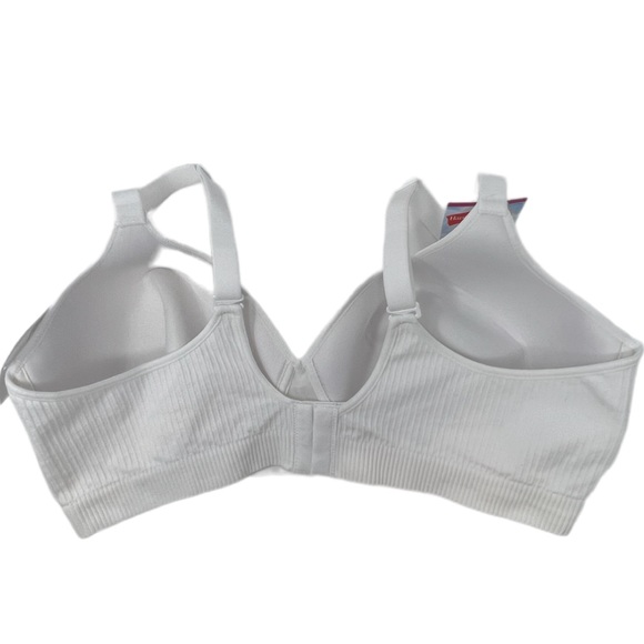 Hanes Perfect Coverage ComfortFlex Fit Wirefree Bra G260 in White Rib - Picture 7 of 16